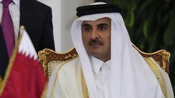 أمير قطر يعقد جلسة مباحثات مع الرئيس الصيني