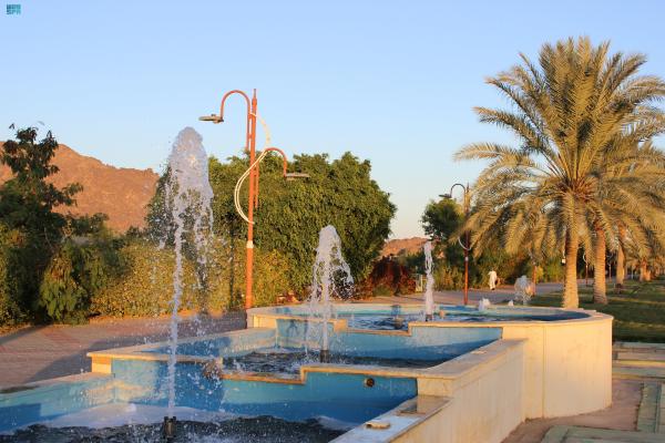الحدائق والمتنزهات الطبيعية بمنطقة نجران تجذب كافة شرائح المجتمع - واس