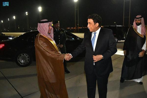 رئيس المجلس الرئاسي الليبي يغادر الرياض