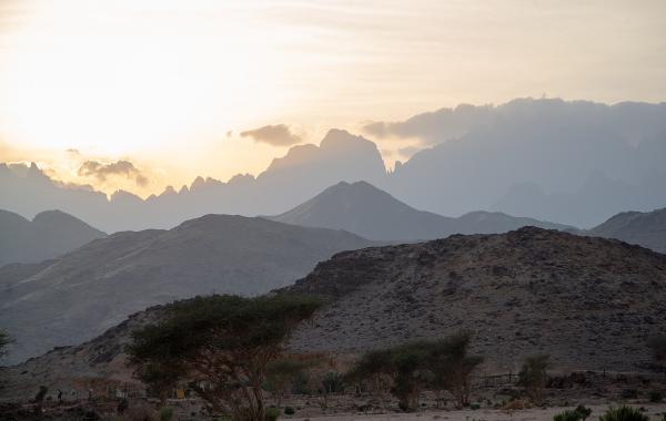 جبل رضوى له إطلالة خلابة تأسر قلوب الناظرين - مشاع إبداعي