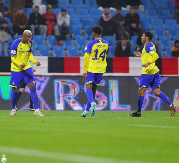 تاليسكا يكسر الأرقام مع النصر أمام الرائد