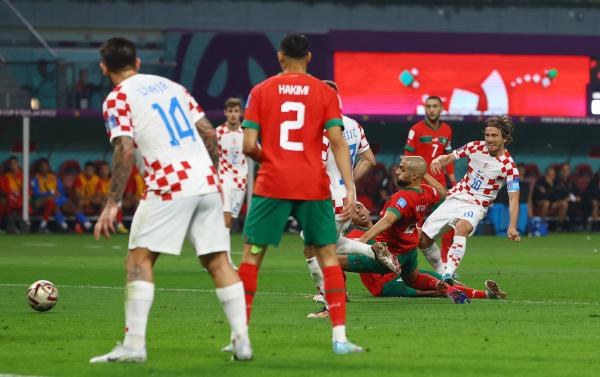 صور مباراة المغرب وكرواتيا في كأس العالم 2022