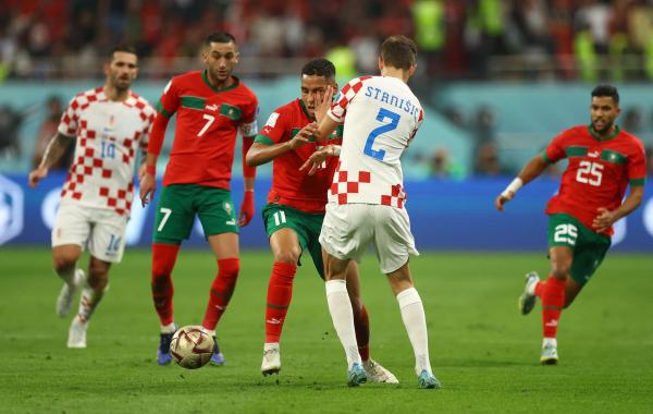 صور مباراة المغرب وكرواتيا في كأس العالم 2022