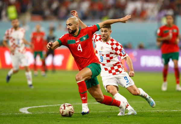 صور مباراة المغرب وكرواتيا في كأس العالم 2022