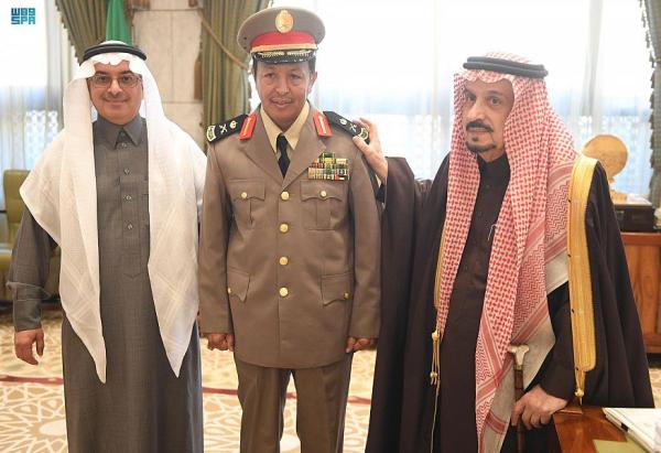 اللواء محمد بن علي بن إبراهيم الحديثي يتقلد رتبته الجديدة - واس
