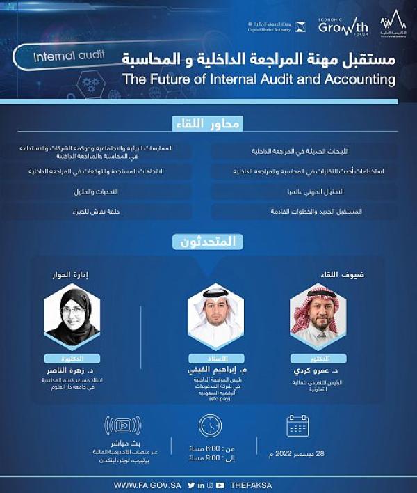 منتدى النمو الاقتصادي يناقش مستقبل مهنة المراجعة الداخلية والمحاسبة