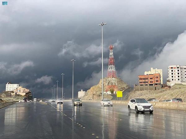 أمطار رعدية على مكة المكرمة - واس