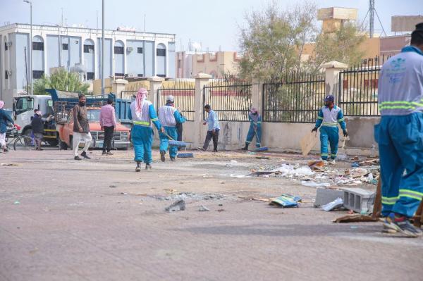 إزالة البسطات العشوائية للخضار والفواكه بـ«حوية الطائف»
