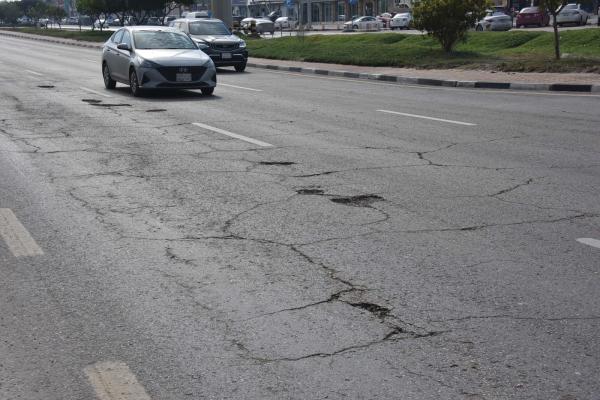 تشققات بالطبقة الأسفلتية - اليوم