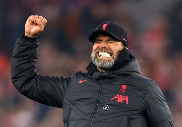 كلوب يشيد بفوز ليفربول على إيفرتون