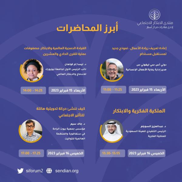 فعاليات منتدى الابتكار الاجتماعي 2023 - اليوم