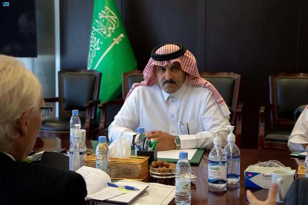 السفير آل جابر يلتقي وفود المنظمات الدولية