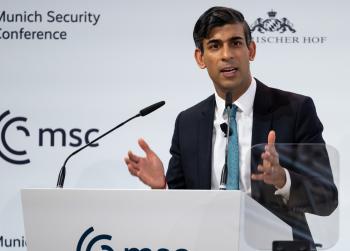 رئيس الوزراء البريطاني ريشي سوناك - د ب أ