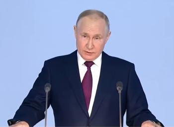 الرئيس الروسي فلاديمير بوتين يهاجم الغرب في خطابه بمناسبة مرور عام على الحرب الأوكرانية - مشاع إبداعي