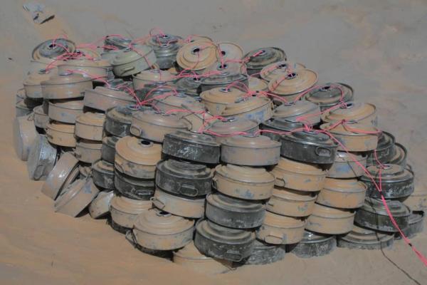 بلغ إجمالي المساحة المطهرة 44.635.070 مترًا مربعًا - اليوم
