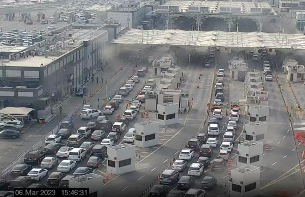 قدوم السعودية بجسر الملك فهد- اليوم