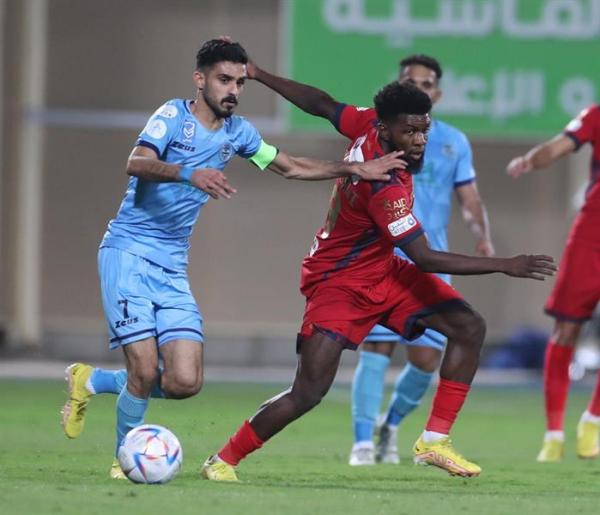 هل يعادل الباطن رقم ضمك في تاريخ مواجهتهما؟