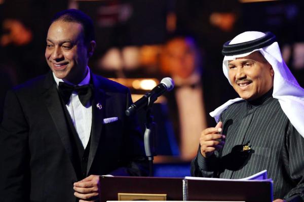 محمد عبده ووليد فايد خلال حفل غنائي - مشاع إبداعي 