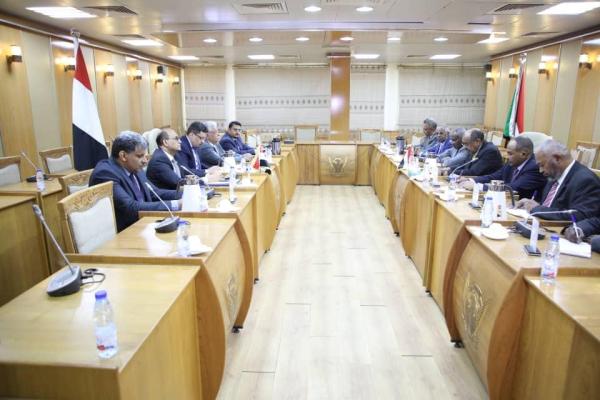 جلسة مباحثات سودانية يمنية بمقر وزارة الخارجية في الخرطوم - اليوم