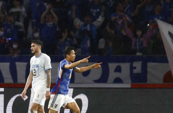 البديل نيشيمورا يمنح التعادل الإيجابي لليابان مع أوروجواي وديا
