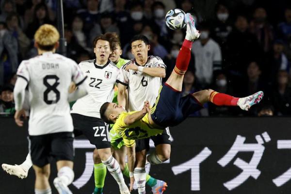 هدف بوري يقود كولومبيا للفوز 2-1 على اليابان وديا