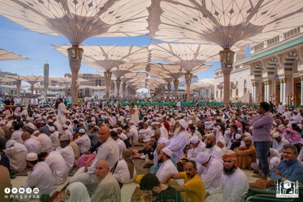 إمام المسجد النبوي: رمضان شهر العبادات والبركات - حساب شؤون الحرمين