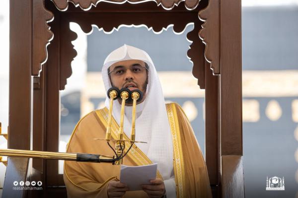 إمام وخطيب المسجد الحرام فضيلة الشيخ الدكتور ياسر الدوسري - حساب شؤون الحرمين