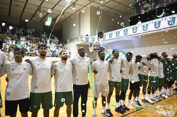 سلة الأهلي تتوج بلقب الدوري للمرة الأولى