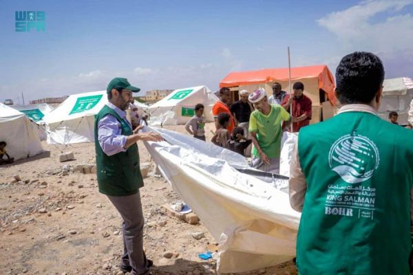 لإغاثة متضرري السيول في اليمن.. مركز الملك سلمان ينفذ تدخلاً طارئًا