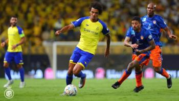 جانب من مباراة سابقة بين النصر والفيحاء