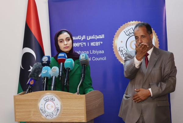 المتحدثة باسم المجلس الرئاسي الليبي نجوى وهيبة - اليوم