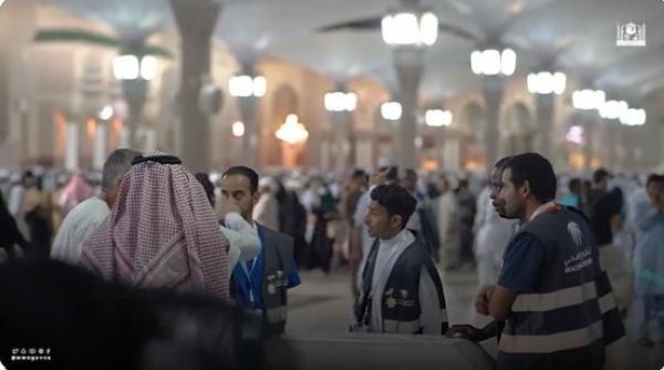 بلغ عدد فرص التطوع 31 فرصة بإجمالي 165.990 ألف ساعة تطوعية - تويتر وكالة الرئاسة العامة لشؤون المسجد النبوي