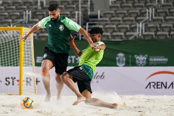أخضر الشاطئية يلاقي المكسيك في افتتاح البطولة الدولية