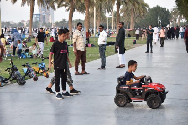 لليوم الثاني.. احتفالات عيد ‎الفطر في حدائق ومنتزهات الشرقية