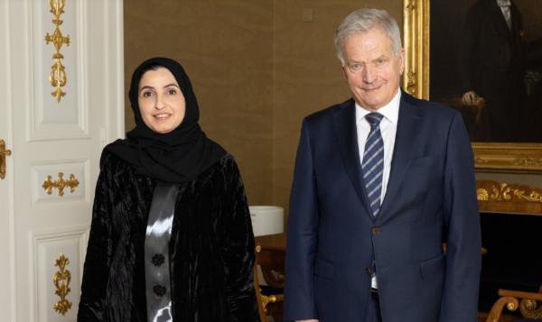 سفيرة المملكة تقدم أوراق اعتمادها للرئيس الفنلندي