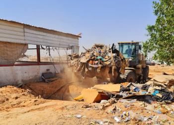 مكتب وزارة البيئة والمياه والزراعة بمحافظة جدة، بالتعاون مع الجهات ذات العلاقة، ينجح في ردم بئر مكشوفة تشكّل خطورة، إثر تلقي بلاغ من 911 - اليوم