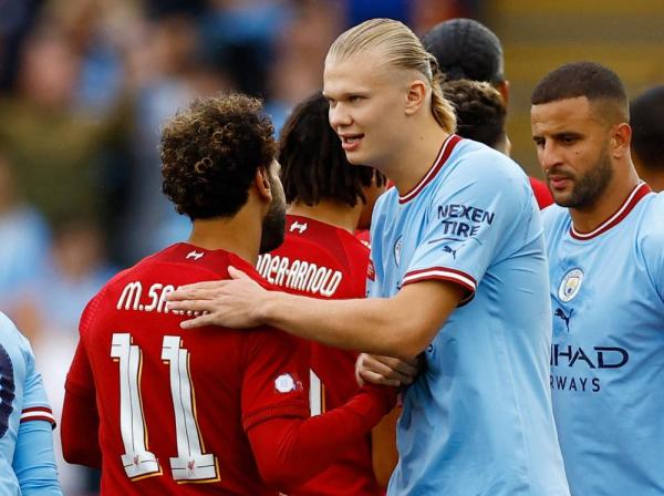 الفعالية التهديفية.. هالاند ومحمد صلاح في القمة