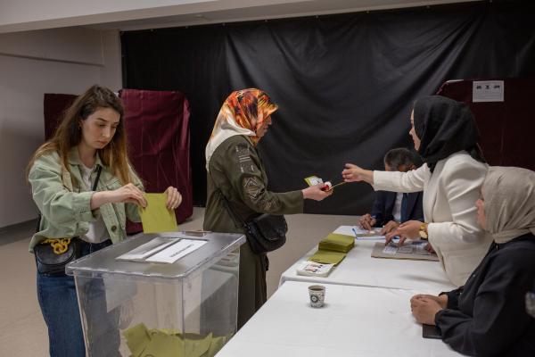 انتهاء التصويت في الانتخابات الرئاسية التركية - د ب أ