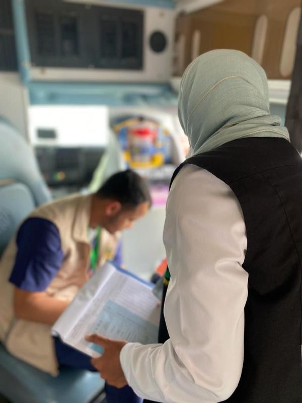 التأكد من جاهزية خدمة الإسعاف - اليوم