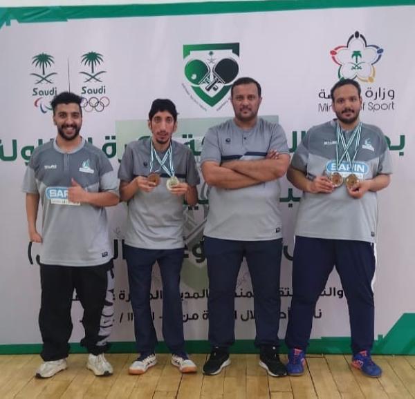 لاعبو نادي الشرقية يحصدون فضية وبرونزية طاولة المملكة