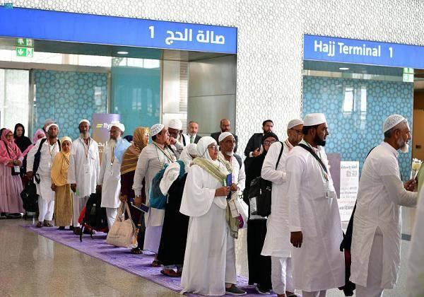 وصول أكثر من 770 ألف حاج إلى المدينة المنورة