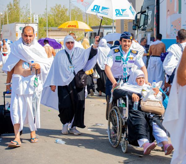 متطوعو الكشافة يواصلون جهودهم في الحج - اليوم