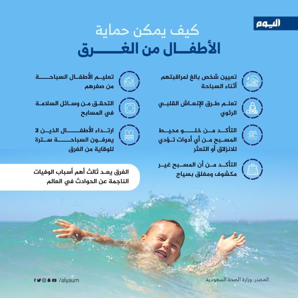 كيف يمكن حماية الطفل من الغرق
