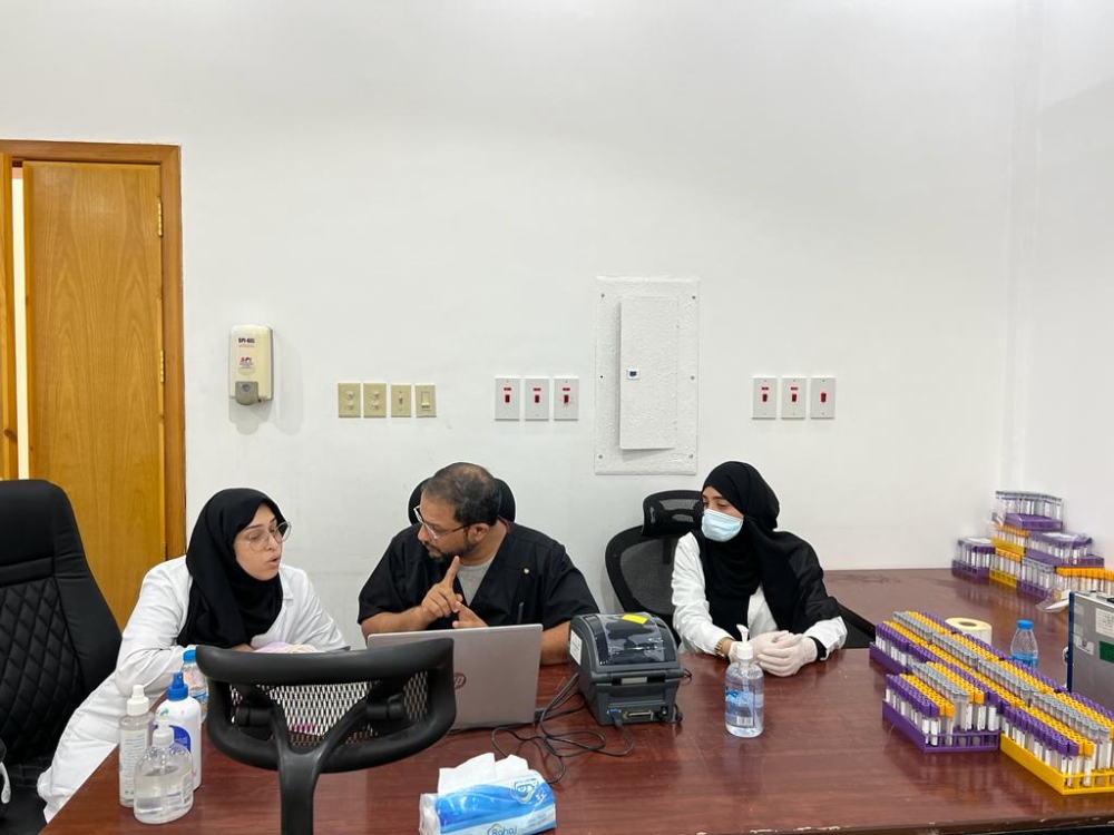 حملة التبرع أقيمت في مقر بلدية القطيف -اليوم