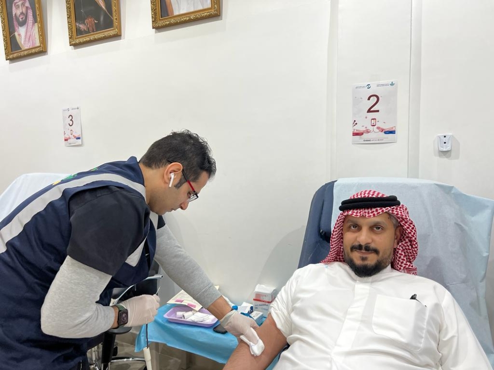 ‏'وبها نحيا' بالقطيف تستقبل 100 متبرع بالدم خلال يومها الأول