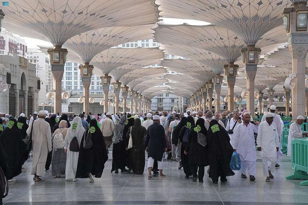 المدينة المنورة تستقبل أكثر من 633 ألف حاج