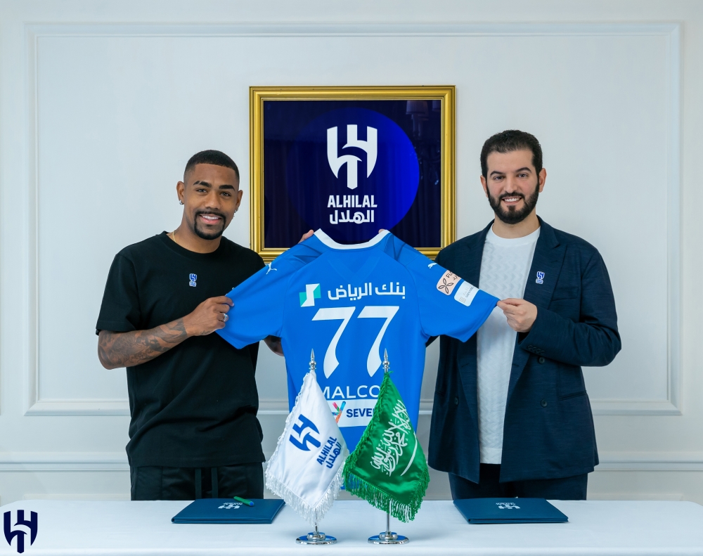 غياب مالكوم يثير الجدل بين جماهير الهلال