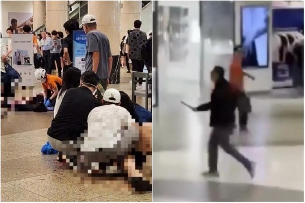 كوريا الجنوبية.. 14 إصابة في حادث طعن عشوائي
