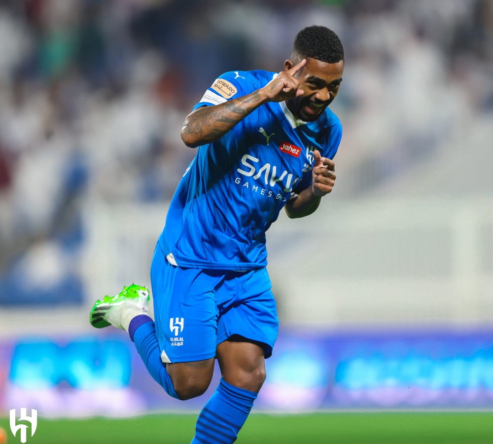 هاتريك مالكوم يقود الهلال لأول انتصار في دوري روشن على أبها