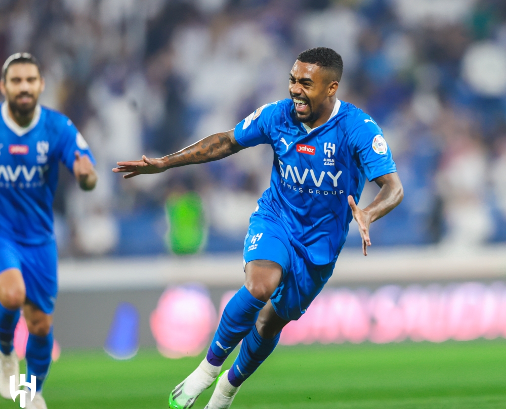 مالكوم .. 'الهاتريك' الثاني في 2023